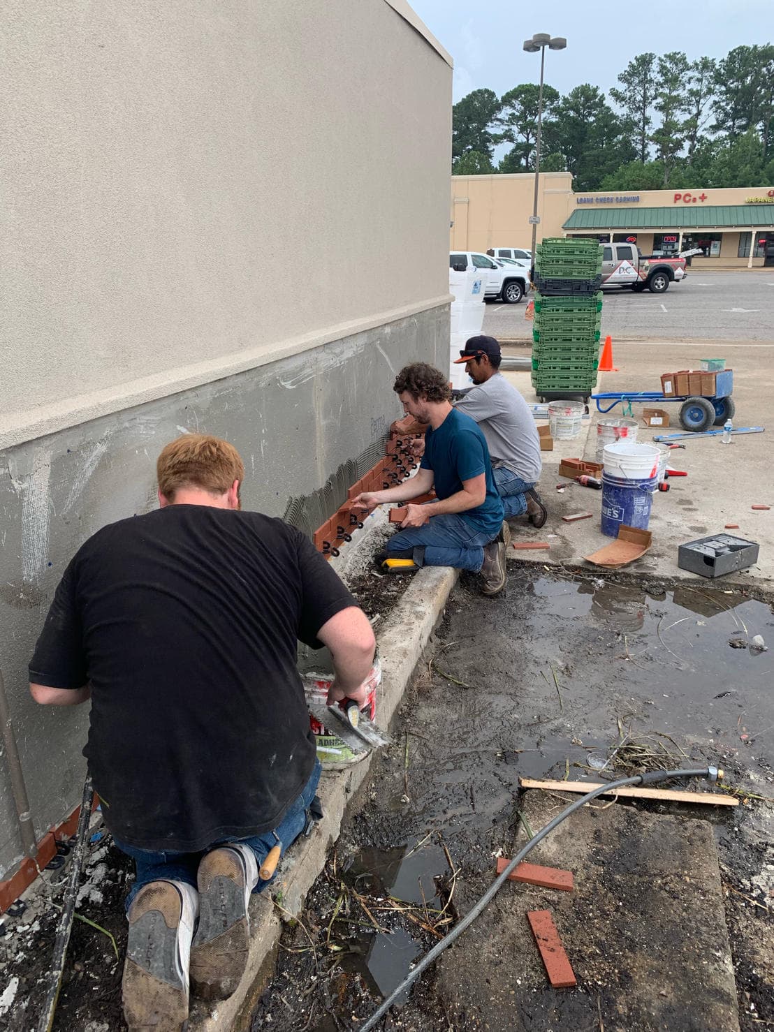 Commercial kitchen tile work completed by Sisson Tile — health code compliant by Sisson Tile