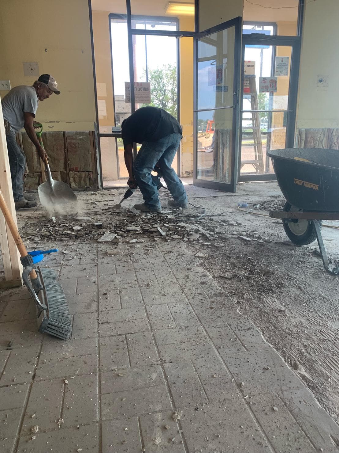 Commercial restroom tile work by Sisson Tile — durable, easy to maintain by Sisson Tile