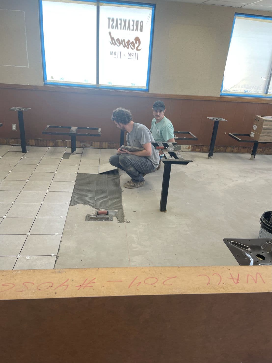 Residential tile flooring installation — Chattanooga area home by Sisson Tile
