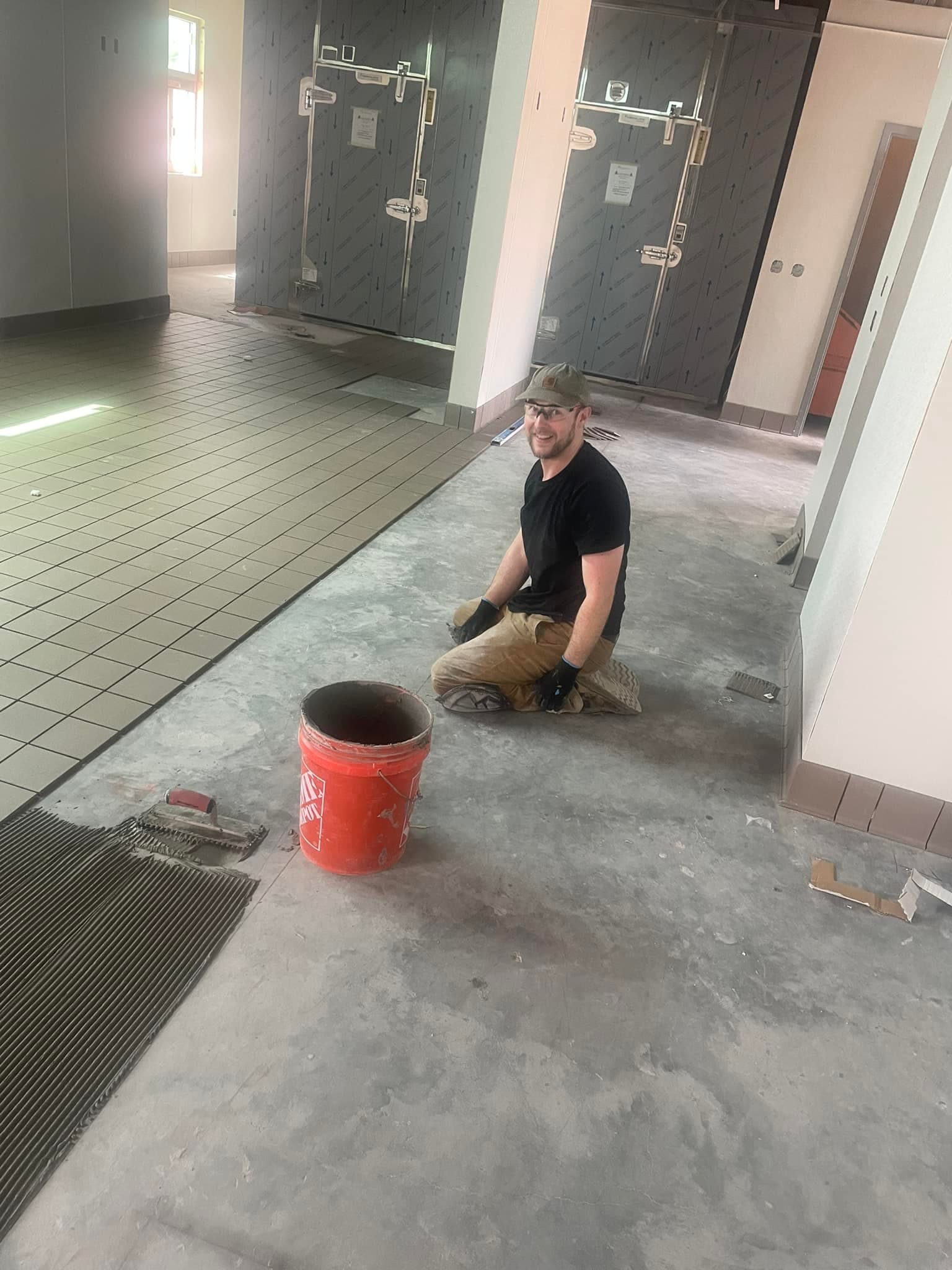Residential tile flooring installation — Chattanooga area home by Sisson Tile