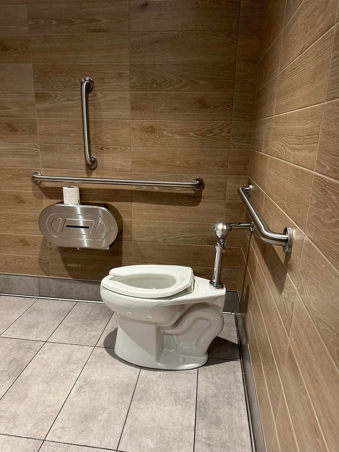 Commercial restroom tile work by Sisson Tile — durable, easy to maintain by Sisson Tile