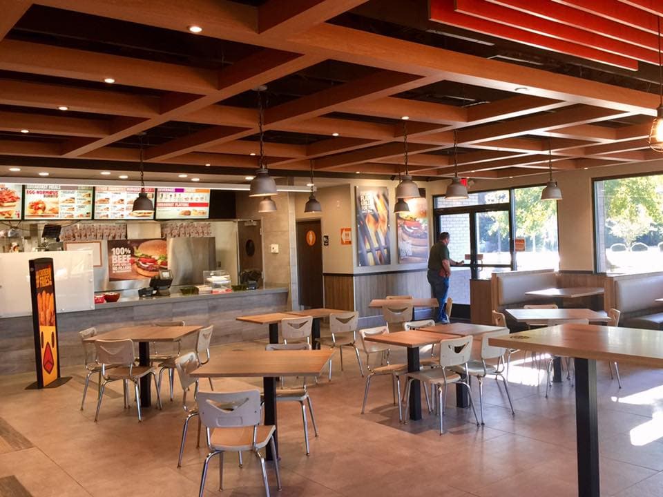 Restaurant back-of-house tile work and epoxy grout by Sisson Tile — health code ready by Sisson Tile