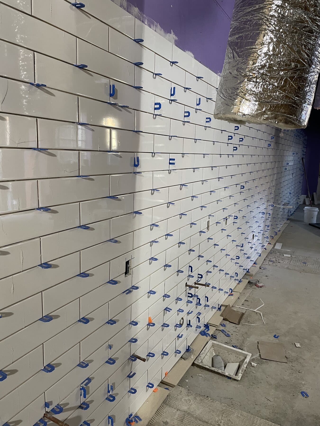 Commercial restroom tile work by Sisson Tile — durable, easy to maintain by Sisson Tile