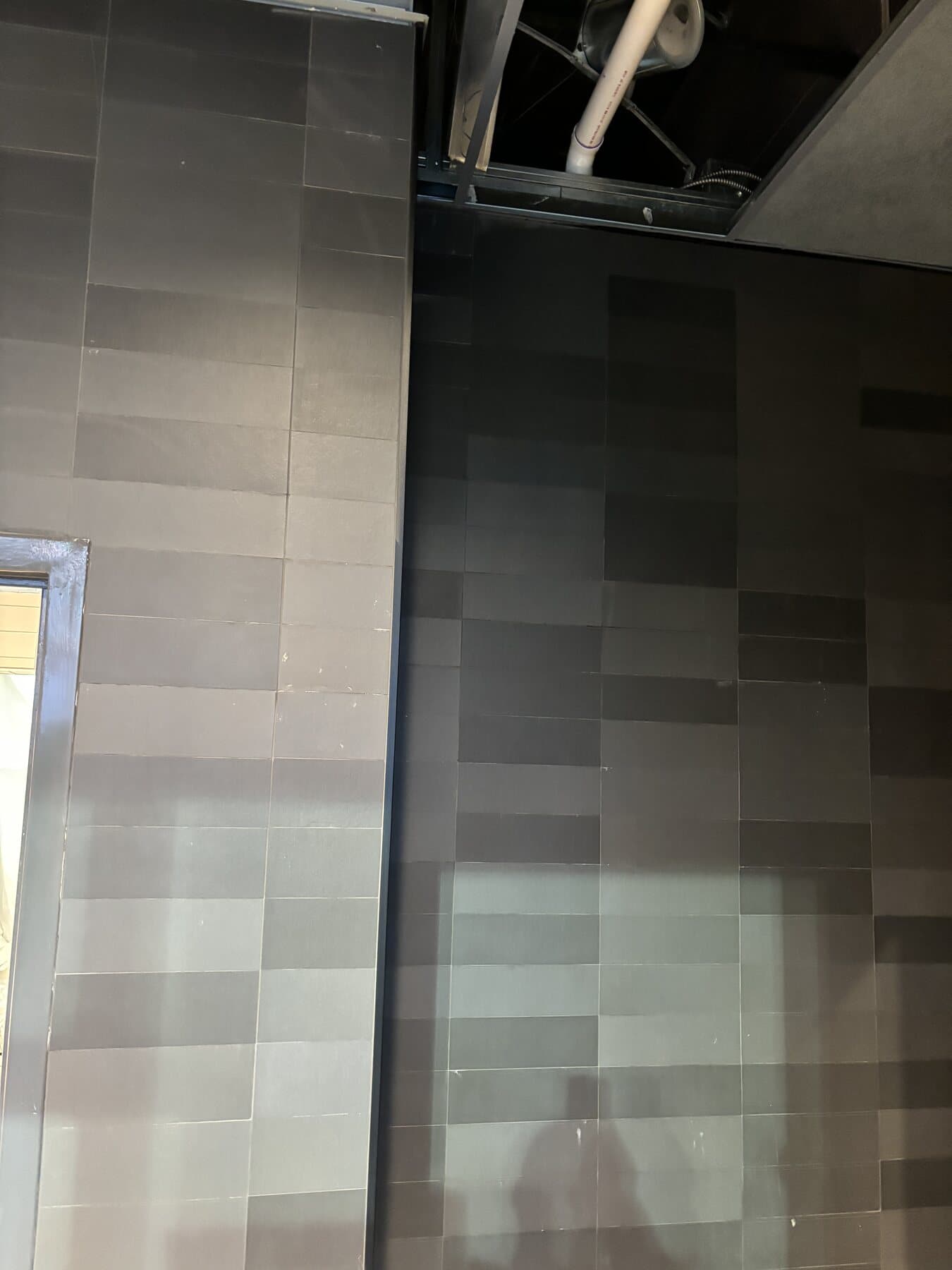 Commercial kitchen tile work completed by Sisson Tile — health code compliant by Sisson Tile