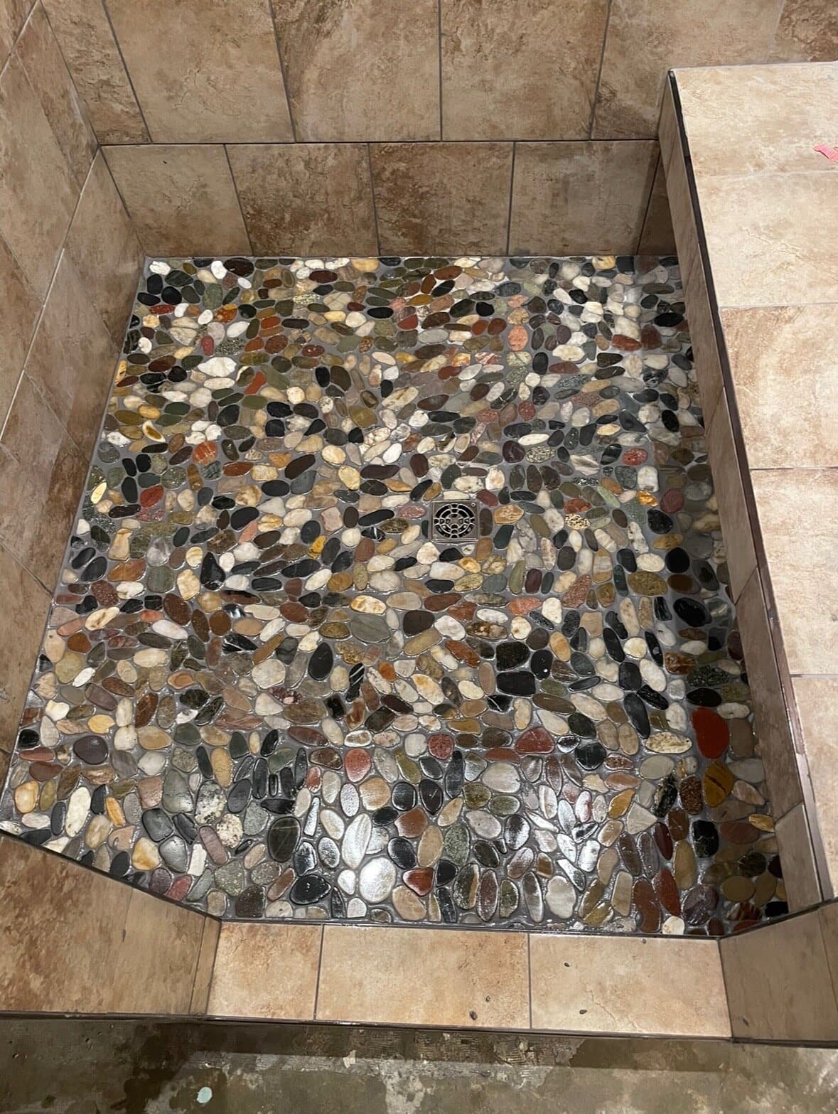 Commercial kitchen tile work completed by Sisson Tile — health code compliant by Sisson Tile
